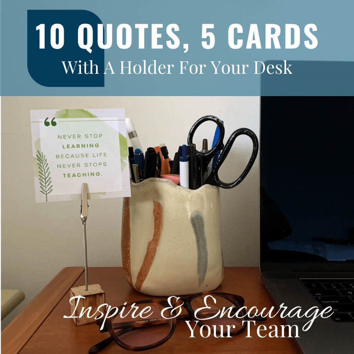 Encouragement card set 3 Encouraging sign for office