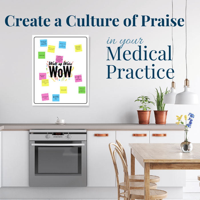 Wall of wow multi-color 3 Medical practice inspirational