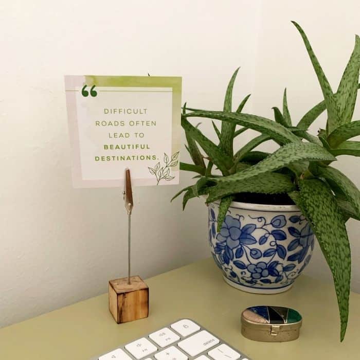 Encouragement card set 5 Inspiring sign