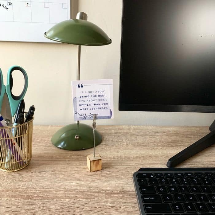 Encouragement card set 7 Office inspiration signs