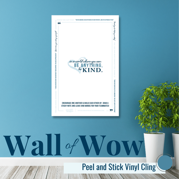 Wall of wow vinyl cling